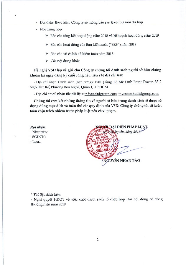 thông tin đại hội cổ đông har