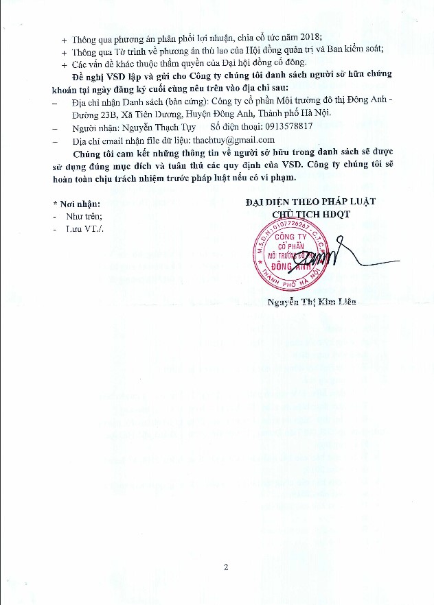 đại hội cổ phiếu mda