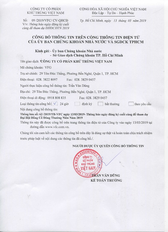 đại hội cổ đông vfg